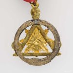 Ein frühzeitliches Bijou - Grosse National-Mutterloge zu den drei Welkugeln rs.