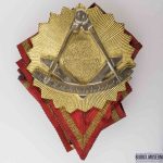 Bijou der GNML 3WK mit dem Amtsabzeichen der Mitglieder des Bundesdirektoriums vs aus des Sammlung des Bijoux Museums mit vielen Bijous aller Großlogen.